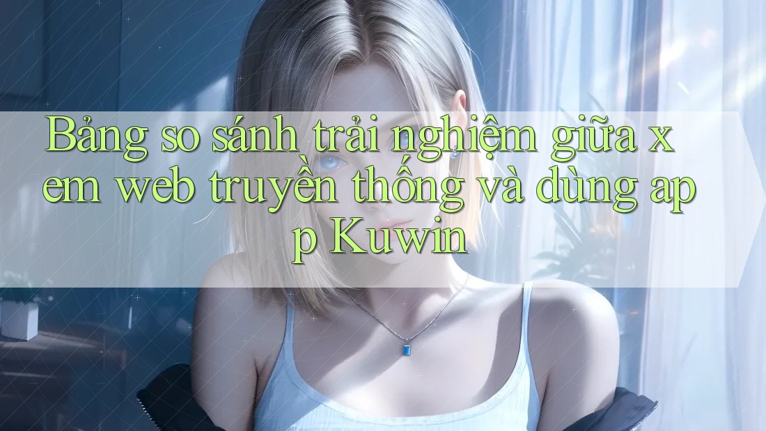 Bảng so sánh trải nghiệm giữa xem web truyền thống và dùng app Kuwin Bảng so sánh trải nghiệm giữa xem web truyền thống và dùng app Kuwin