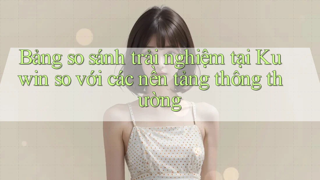 Bảng so sánh trải nghiệm tại Kuwin so với các nền tảng thông thường