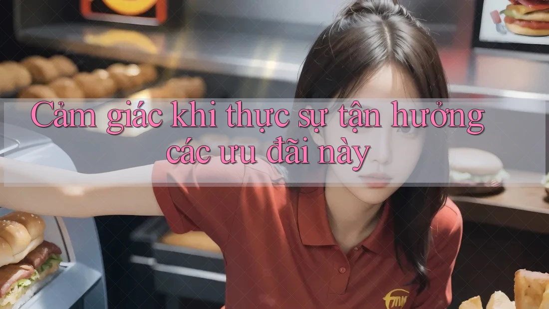 Cảm giác khi thực sự tận hưởng các ưu đãi này Cảm giác khi thực sự tận hưởng các ưu đãi này