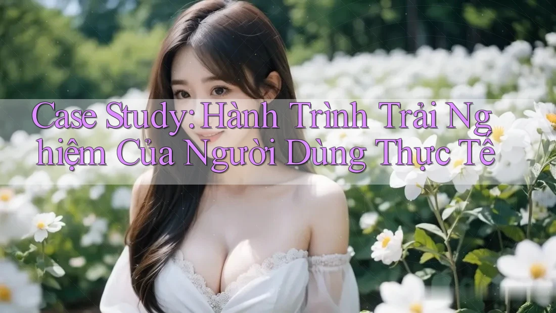 Case Study: Hành Trình Trải Nghiệm Của Người Dùng Thực Tế