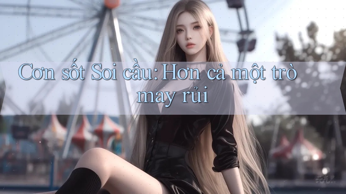 Cơn sốt Soi cầu: Hơn cả một trò may rủi
