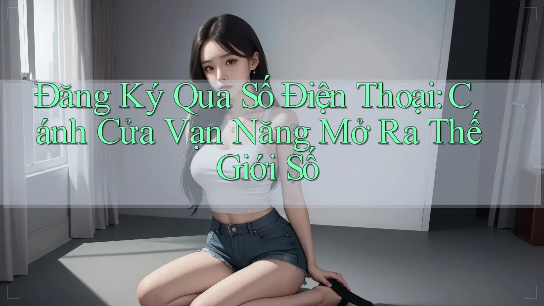 Đăng Ký Qua Số Điện Thoại: Cánh Cửa Vạn Năng Mở Ra Thế Giới Số Đăng Ký Qua Số Điện Thoại: Cánh Cửa Vạn Năng Mở Ra Thế Giới Số