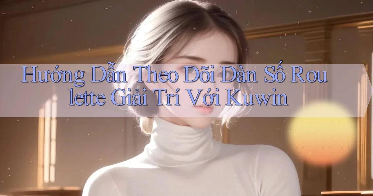 hướng dẫn theo dõi dàn số roulette giải trí với kuwin