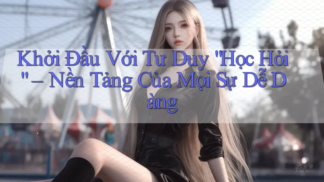 Khởi Đầu Với Tư Duy “Học Hỏi” – Nền Tảng Của Mọi Sự Dễ Dàng