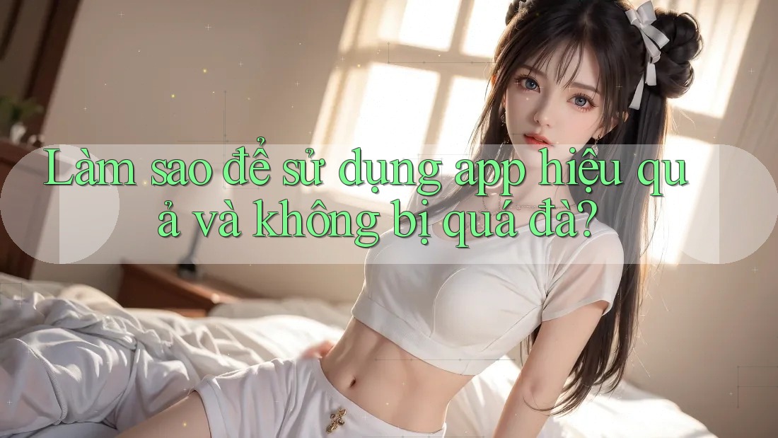 Làm sao để sử dụng app hiệu quả và không bị quá đà? Làm sao để sử dụng app hiệu quả và không bị quá đà?