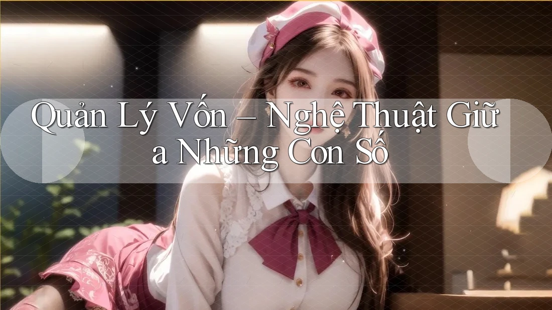 Quản Lý Vốn – Nghệ Thuật Giữa Những Con Số Quản Lý Vốn – Nghệ Thuật Giữa Những Con Số
