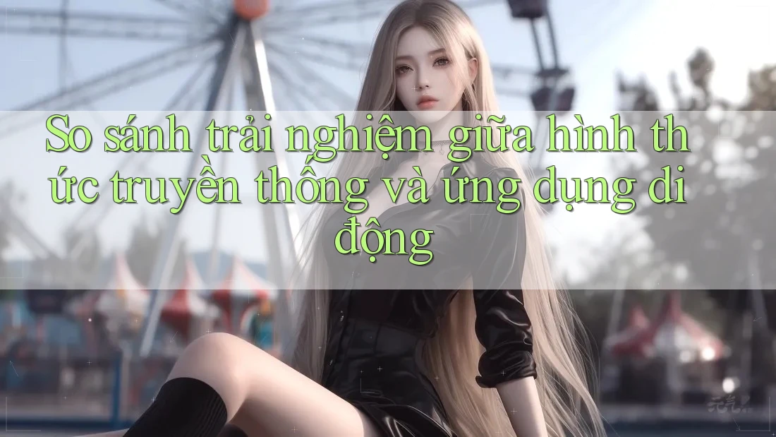 So sánh trải nghiệm giữa hình thức truyền thống và ứng dụng di động