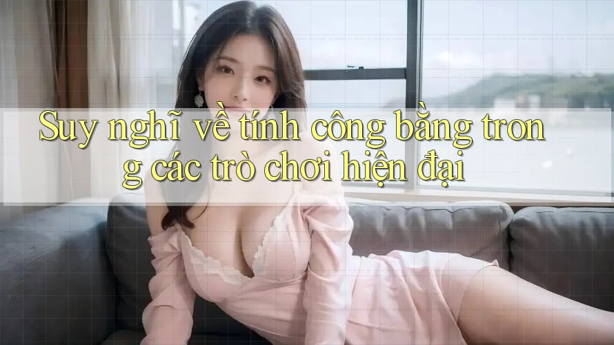 Suy nghĩ về tính công bằng trong các trò chơi hiện đại Suy nghĩ về tính công bằng trong các trò chơi hiện đại