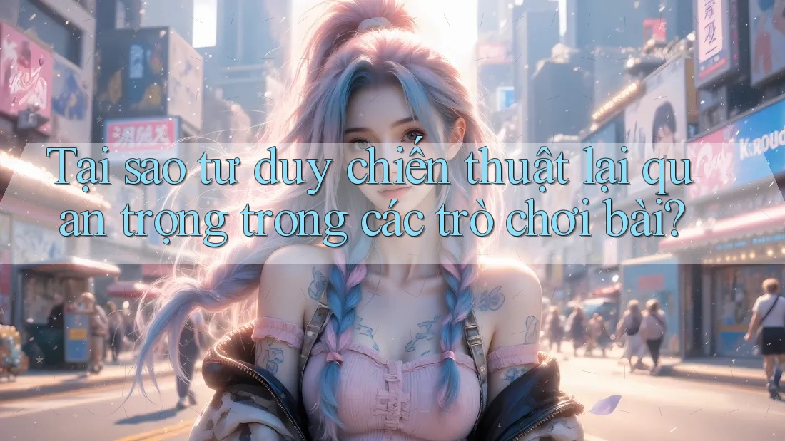 Tại sao tư duy chiến thuật lại quan trọng trong các trò chơi bài?